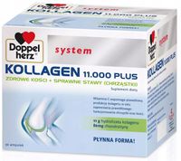 Doppelherz system Kollagen 11.000 Plus Suplement diety ampułki 30 ampułek