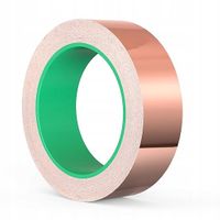 Taśma Miedziana Dwustronna Taśma Z Folii Miedzianej Do lutowania 20m