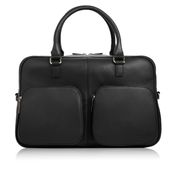 torebka damska duża skórzana czarna paolo peruzzi in-60-bl