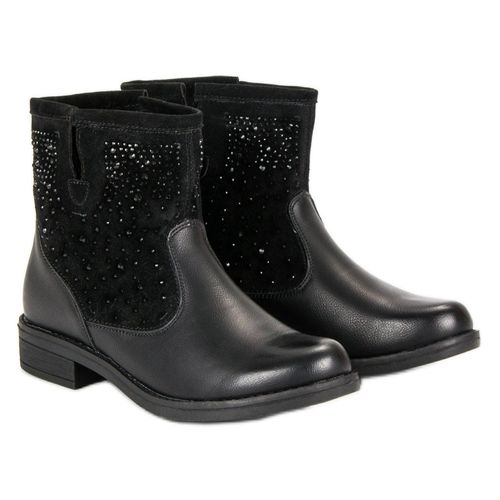 Wsuwane czarne botki r.40 na Arena.pl