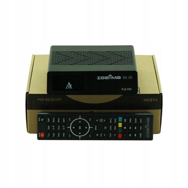 TUNER ZGEMMA H8.2H DEKODER SAT + DVB-T2 HEVC ENIGMA2 E2 + ADAPTER zdjęcie 12