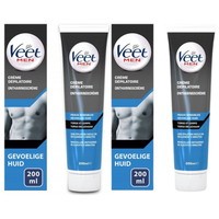Veet Men Krem Do Depilacji Skóra Wrażliwa 200ml x2szt