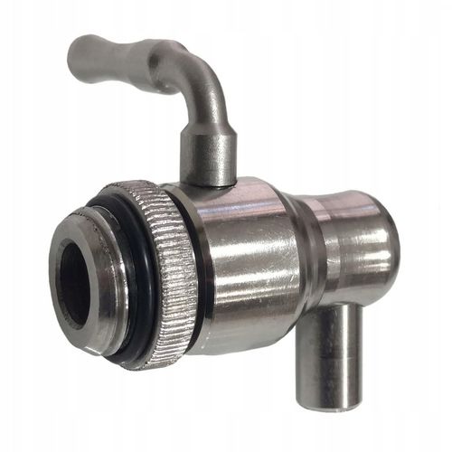 KRAN zawór kulowy STAL nierdzewna INOX gwint 1/2 cala 1/2" KRANIK do beczka na Arena.pl