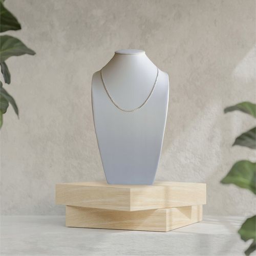 SREBRNY ŁAŃCUSZEK ŁAŃCUCH 925 SPLOT PANCERKA 3,3mm / 45 cm - SREBRO M.JOPEK na Arena.pl