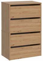 Nowoczesna Szafka Na Buty 4 Klapy Artisan 60 cm MIDRO II TS - 4 Kolory