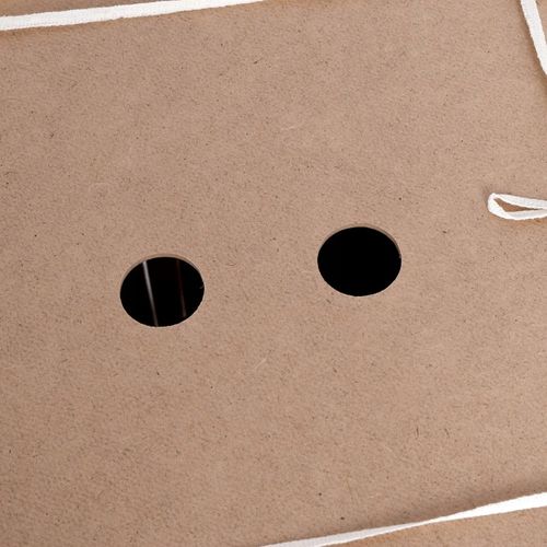 KOSZ POJEMNIK NA PRANIE BIELIZNĘ NAROŻNY BIAŁY BAMBUSOWY Z POKRYWĄ 60L na Arena.pl