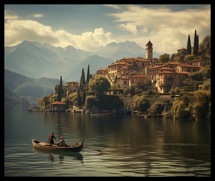 Plakat 60x50cm Spokojna Nostalgia zdjęcie 2