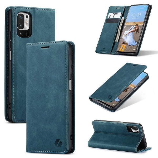 Spacecase Wallet Poco M3 Pro/Redmi Note 10 5G Blue zdjęcie 11