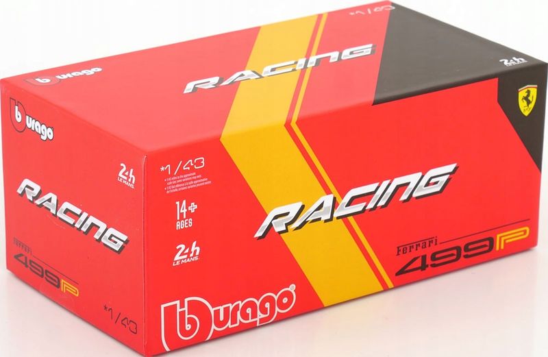 BBURAGO MODEL FERRARI RACING 499P 1:43 zdjęcie 8
