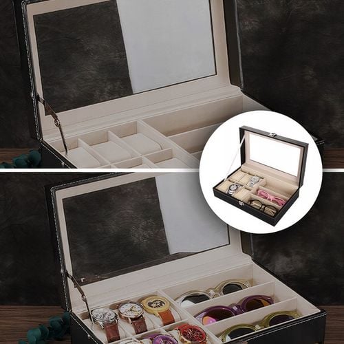 Szkatułka Pudełko Organizer Etui Zegarki i Okulary na Arena.pl