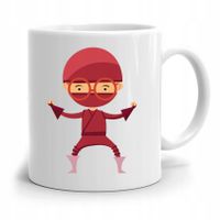 Kubek Idealny Prezent Na Dzień Dziecka Ninja Z Nadrukiem Ze Zdjęciem