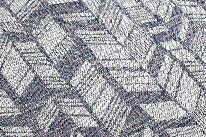 RUG/LU/VINEA/CHEVRON/CREAM+BLUE/120x170 zdjęcie 3