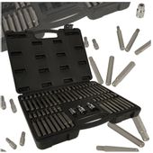 Bity imbus końcówki do wkrętarki krótkie i długie, 3 redukcje 75el KAFUWELL