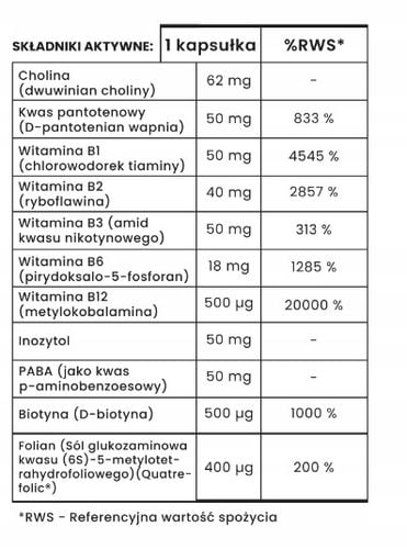 UP B COMPLEX+ Kompleks aktywnych witamin z grupy B na Arena.pl