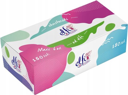 15x ELFI Friendly Maxi Box Chusteczki higieniczne 2 Warstwowe 150szt. na Arena.pl