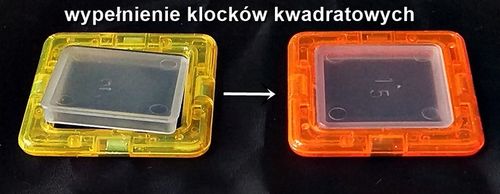 EDUKACYJNE konstrukcyjne KLOCKI MAGNETYCZNE 124 element prezenty certyfikat na Arena.pl