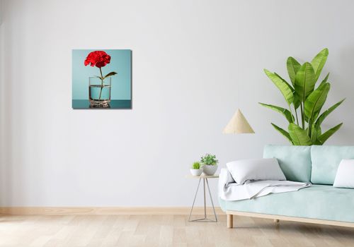 Obraz 50x50cm Kwiat w Szkle na Arena.pl