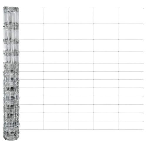 Ogrodzenie pastwiskowe Srebrny 50 x 1.5 m Stal galwanizowana na Arena.pl