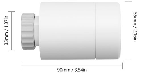 INTELIGENTNA GŁOWICA TERMOSTAT TUYA ZIGBEE WIFI IDOMTUYA na Arena.pl