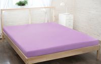 Prześcieradło jersey z gumką 200x220 wrzosowy