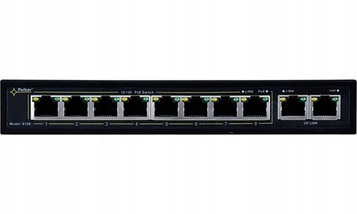 Switch POE do 8 kamer IP Pulsar S108 na Arena.pl