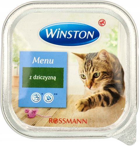 WINSTON MOKRA KARMA DLA KOTÓW Z DZICZYZNĄ 100 G na Arena.pl