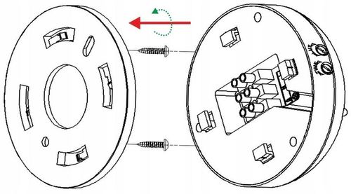 CZUJNIK RUCHU NATYNKOWY DO LED SUFITOWY PIR 360° na Arena.pl