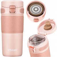 KUBEK TERMICZNY NA KAWĘ HERBATĘ DO SAMOCHODU SZCZELNY ANTYPOŚLIZGOWY 450 ml