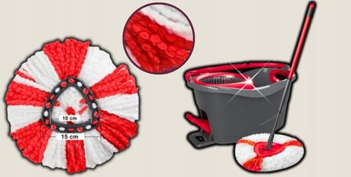 6x WKŁAD DO MOPA OBROTOWEGO VILEDA TURBO ZAPAS KOŃCÓWKA NOWY MEGA CHŁONNY na Arena.pl