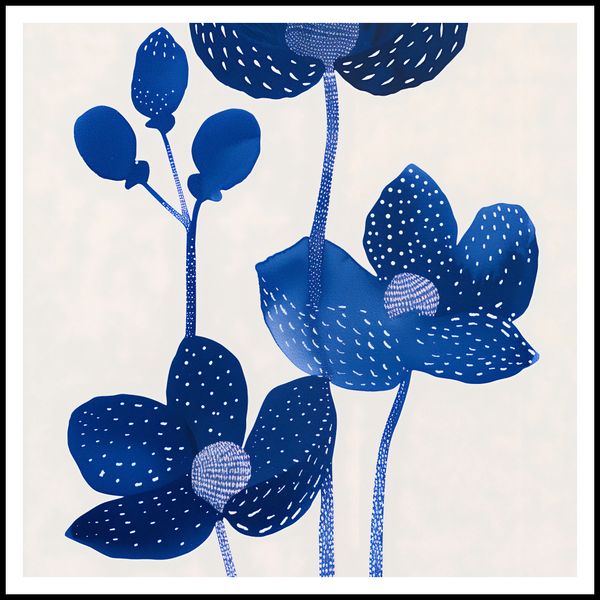 Plakat 100x100cm Nocne Kwiaty zdjęcie 3