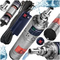 POMPA GŁĘBINOWA ŚRUBOWA 550W DO WODY CZYSTEJ DO STUDNI MOCNA 1500 L/H 1"