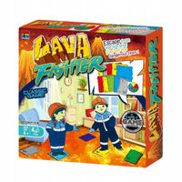 Zręcznościowa Gra Planszowa Podłoga To Lawa Kolorowe Pola Koło Losujące