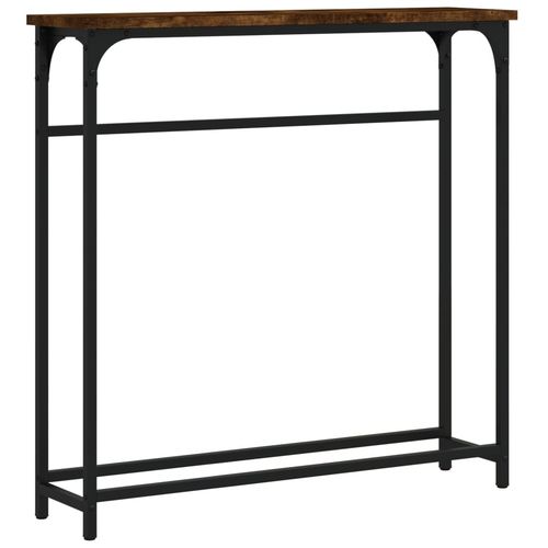 Stolik konsolowy, przydymiony dąb, 75x19,5x75 cm na Arena.pl