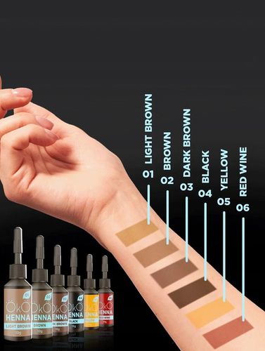 Henna pudrowa do brwi OkO (#03 Dark Brown 5g) na Arena.pl