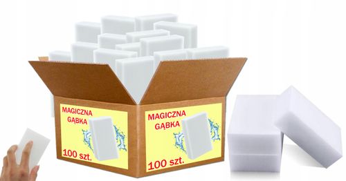 Magiczna Gąbka 100x60x15mm - 100 szt. na Arena.pl