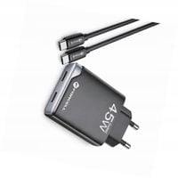 Szybka ładowarka 45W 2 porty z długim kablem 2m do Samsung Galaxy S22