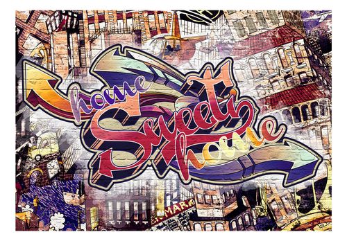 Fototapeta - Odjazdowe graffiti 100x70 na Arena.pl