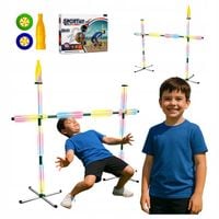 Gra Zręcznościowa Z Efektami Świetlnymi 2 Krążki i Butelka + Stojak 146