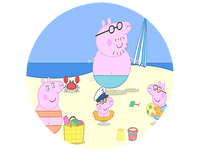 Opłatek na tort Świnka Peppa