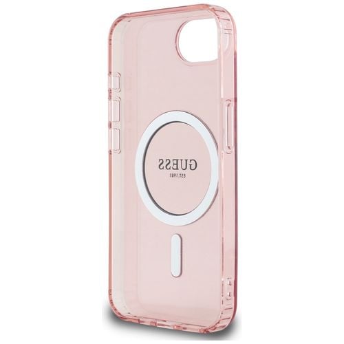etui guess iml glitter circle magsafe do iphone 16e różowy na Arena.pl