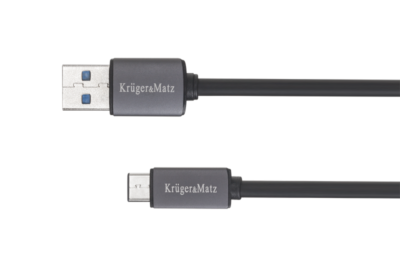 KM0347 Kabel USB wtyk 3.0V - wtyk typu C 5G 0.5m zdjęcie 1