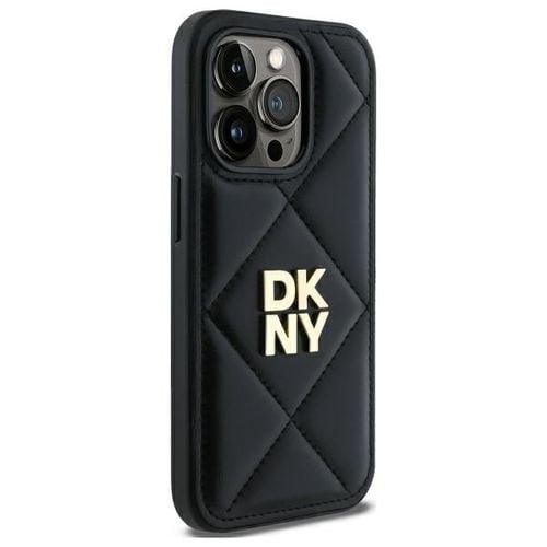 dkny dkhcp14lpqdslk iphone 14 pro 6.1   czarny/black quilted stack logo na Arena.pl