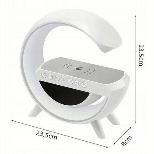 LAMPKA NOCNA LED RADIO FM ŁADOWARKA BUDZIK GŁOŚNIK RGB ZEGAR na Arena.pl