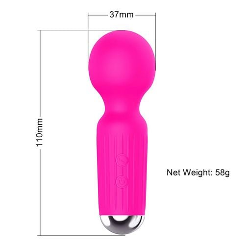 stymulator rechargeable mini masager usb 20 functions   pink na Arena.pl