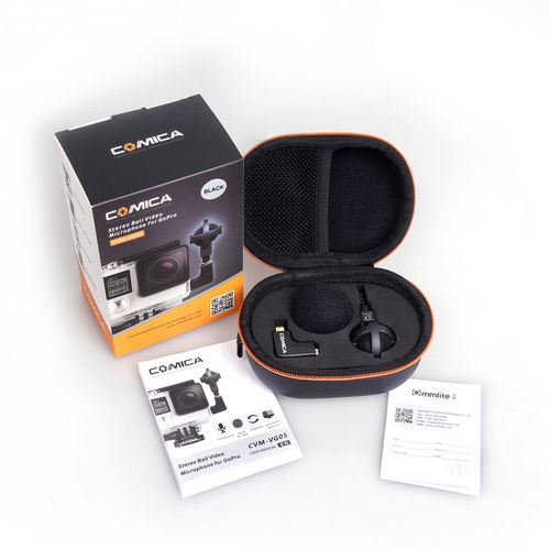COMICA CVM-VG05 MIKROFON STEREO DO KAMER GOPRO 5 4 3+ 3 GITUP GIT2 PRO na Arena.pl
