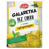 Galaretka bez Cukru Cytrynowa bez Glutenu Celiko 14g