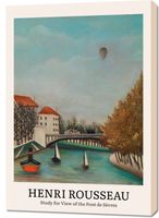 Obraz 70x100cm Design Pont de Sèvres, Rousseau Vintage do Salonu