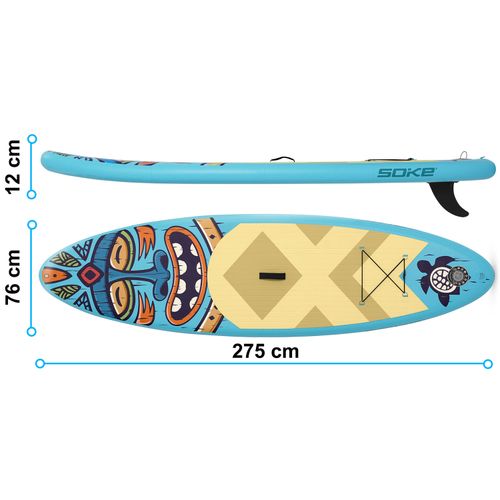 Deska SUP Aquasurf 275 x 76 x 12 cm Soke 850000 na Arena.pl