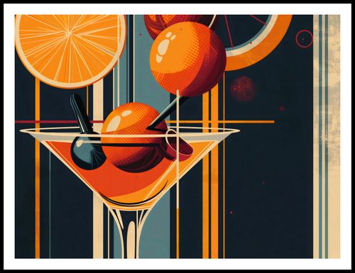 Plakat 100x75cm Koktajl w Stylu na Arena.pl