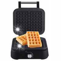 GOFROWNICA 2 DUŻE CHRUPIĄCE GOFRY MOCNA SMART MARMURKOWA POWŁOKA 2200W